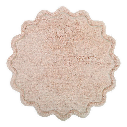 Alfombra Infantil 110 cm SWEET APRIL NUDE Algodón Lavable en lavadora - Sueños de Cigueña