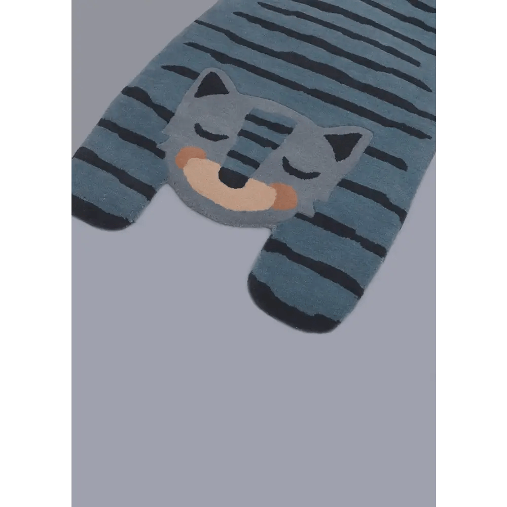 Alfombra Infantil 125 cm BLUE TIGER - Sueños de Cigueña 