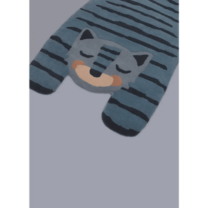 Alfombra Infantil 125 cm BLUE TIGER - Sueños de Cigueña 