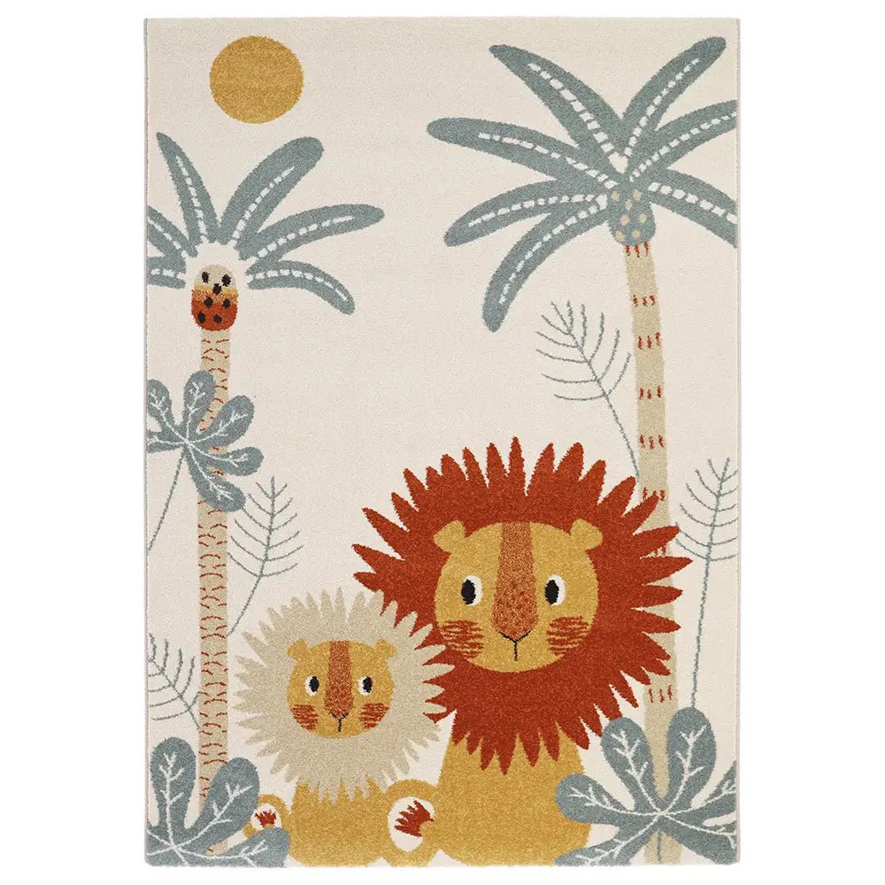 Alfombra infantil León MAMALOVE 120x170 - Sueños de Cigueña 
