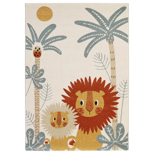 Alfombra infantil León MAMALOVE 120x170 - Sueños de Cigueña 