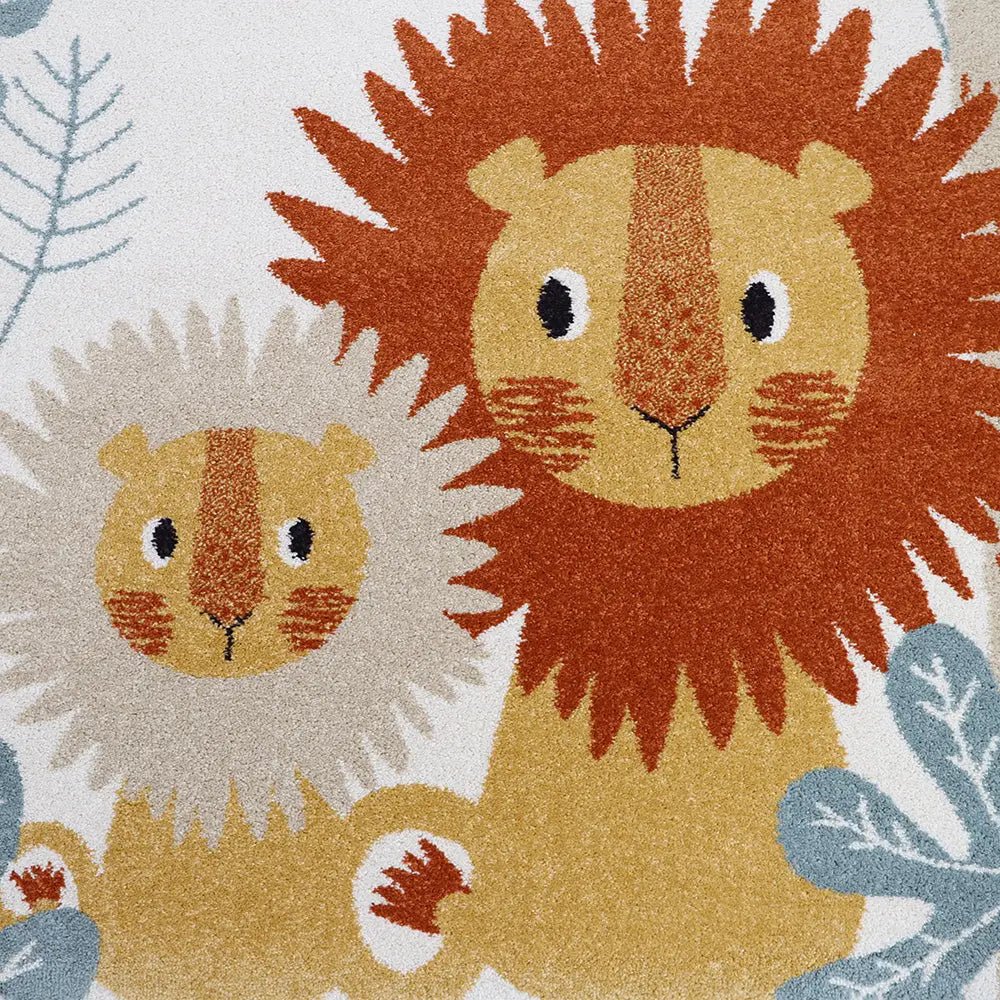 Alfombra infantil León MAMALOVE 120x170 - Sueños de Cigueña 