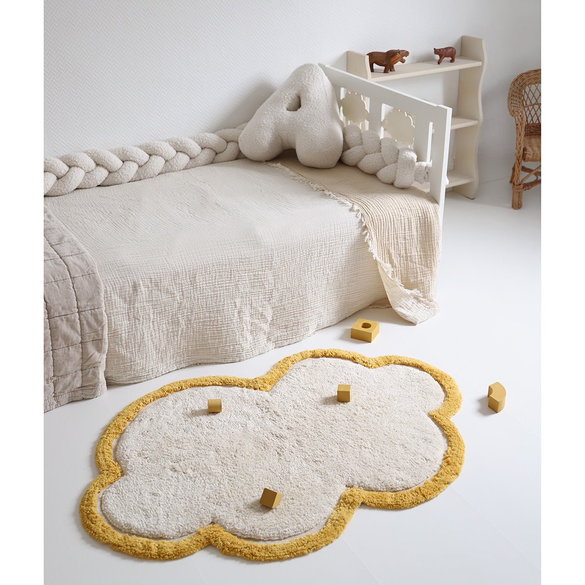 Alfombra infantil Little Nimbus Citrus Cloud - Sueños de Cigueña