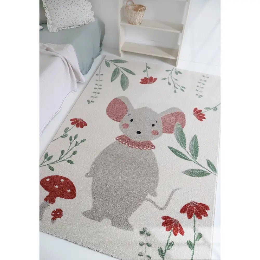 Alfombra infantil Ratita POLY 120x170 - Sueños de Cigueña 