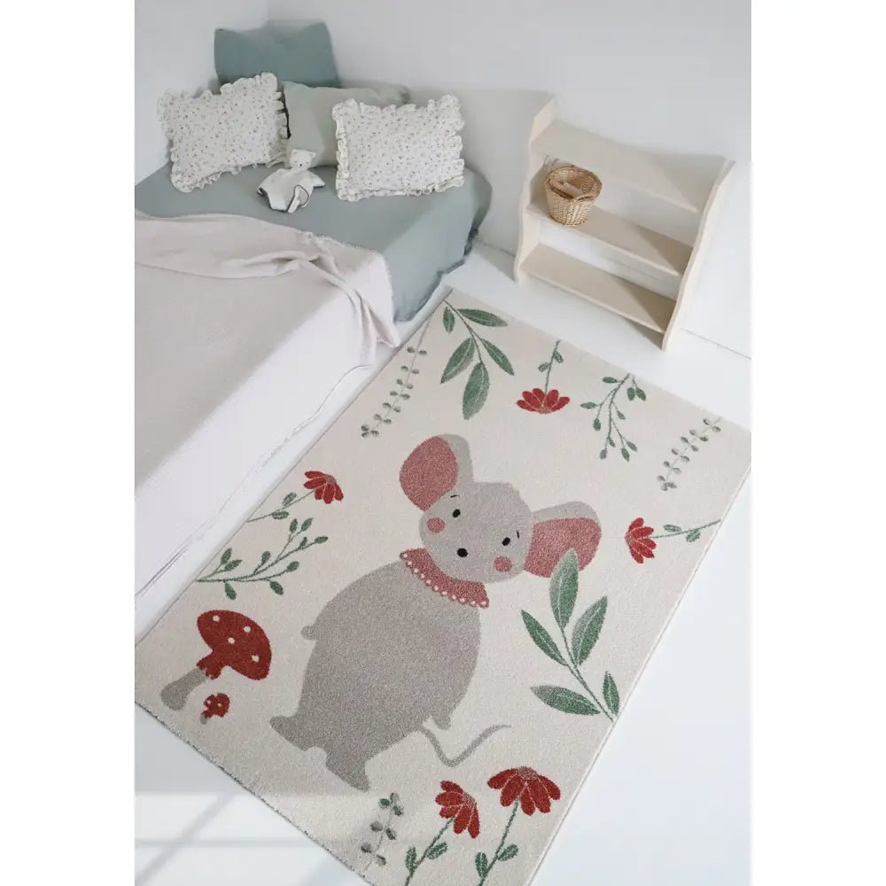 Alfombra infantil Ratita POLY 120x170 - Sueños de Cigueña 
