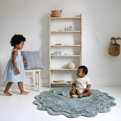 Alfombra lavable Infantil 110 cm SWEET APRIL AQUA - Sueños de Cigueña