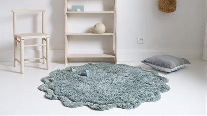 Alfombra lavable Infantil 110 cm SWEET APRIL AQUA - Sueños de Cigueña