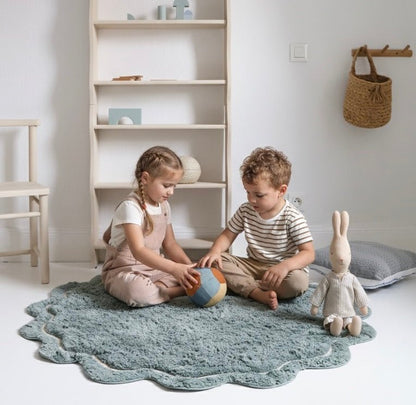 Alfombra lavable Infantil 110 cm SWEET APRIL AQUA - Sueños de Cigueña