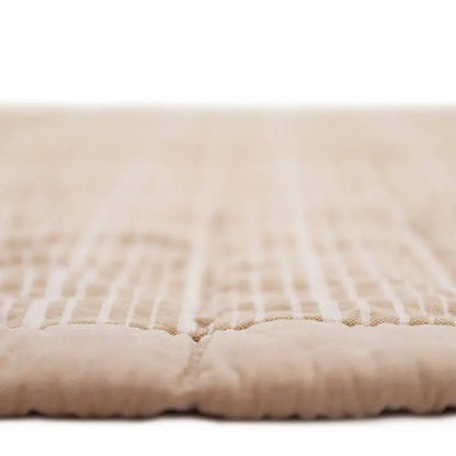 Alfombra de Descanso para bebé reversible Anna Terracotta 100 x 87 cm - Sueños de Cigueña 
