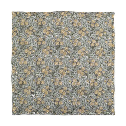 Alfombra bebe de juegos infantil algodón estampada fleurs FIDELIA 100x100 - Sueños de Cigueña 