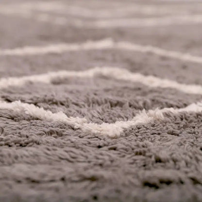 Alfombra de algodón lavable en lavadora LÄSSA Stone S 100x150 - Sueños de Cigueña