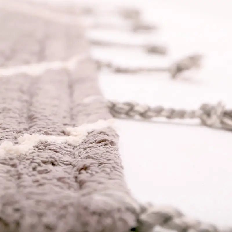 Alfombra de algodón lavable en lavadora LÄSSA Stone S 100x150 - Sueños de Cigueña