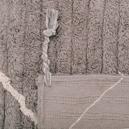 Alfombra de algodón lavable en lavadora LÄSSA Stone S 100x150 - Sueños de Cigueña