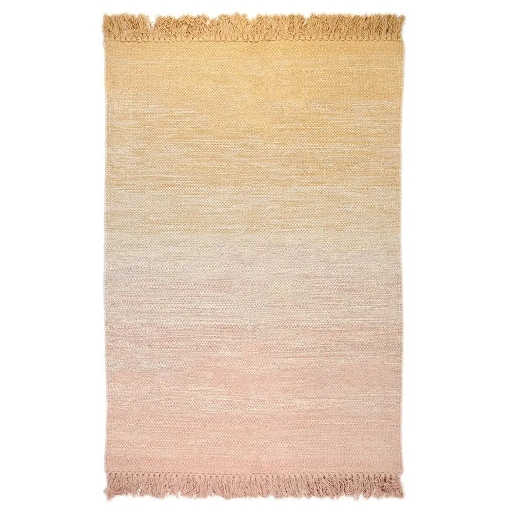 Alfombra infantil de algodón KIRTHY NUDE - Sueños de Cigueña 