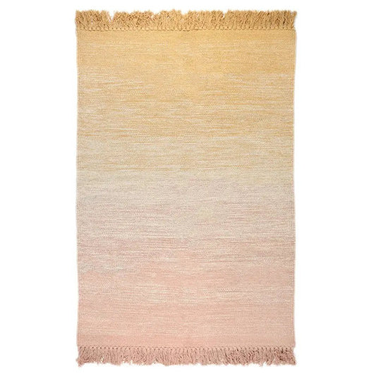Alfombra infantil de algodón KIRTHY NUDE - Sueños de Cigueña 