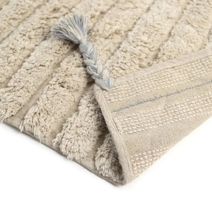 Alfombra infantil de algodón lavable DALIA BLEU - Sueños de Cigueña 