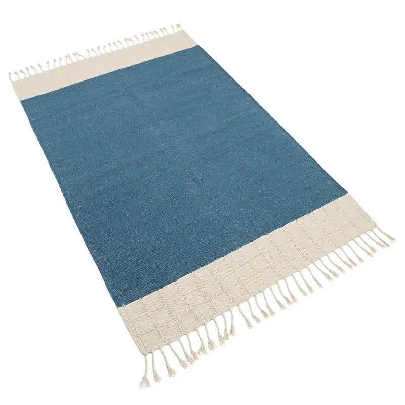Alfombra infantil de algodón LUCIA BLEU - Sueños de Cigueña 