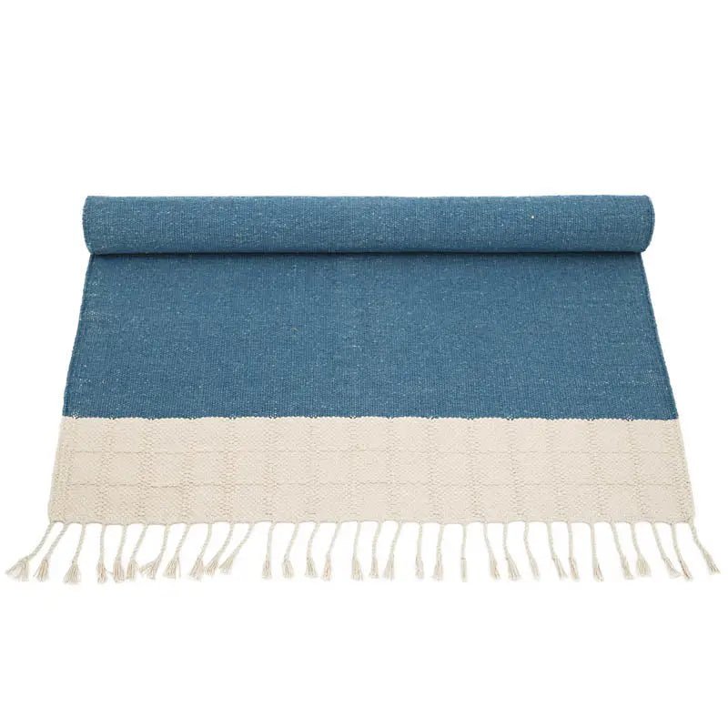Alfombra infantil de algodón LUCIA BLEU - Sueños de Cigueña 