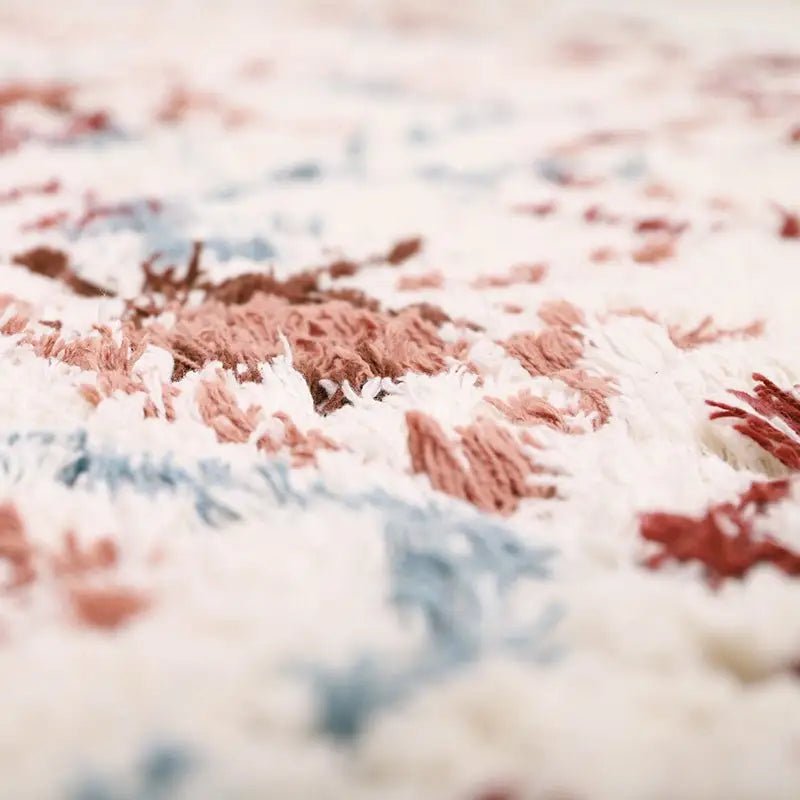 Alfombra de algodón lavable en lavadora berbère KARMEN 100x160 - Sueños de Cigueña