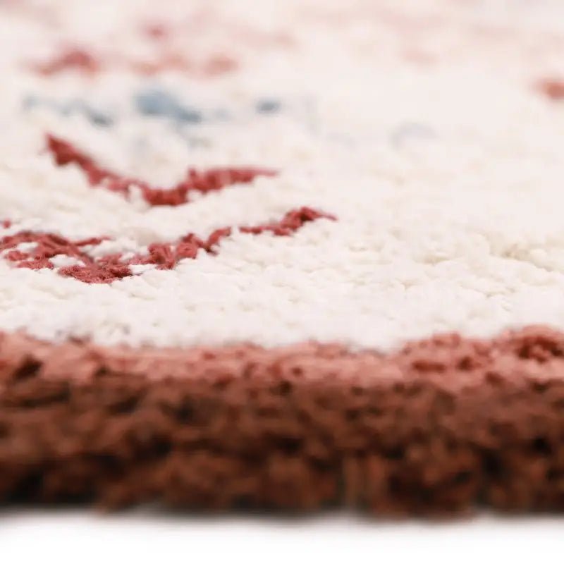 Alfombra de algodón lavable en lavadora berbère KARMEN 100x160 - Sueños de Cigueña