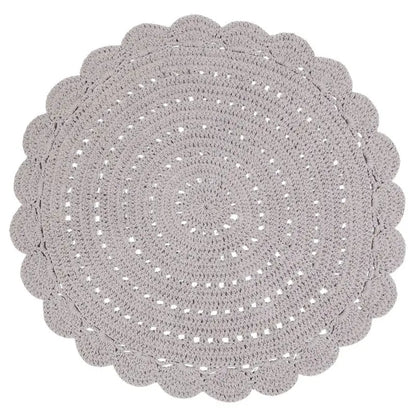 Alfombra Infantil Crochet ALMA LIN 120cm - Sueños de Cigueña 