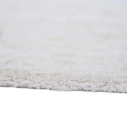 Alfombra infantil de algodón lavable con estampado de flores GENTLE FLORA Algodón Lavable en lavadora - Sueños de Cigueña 