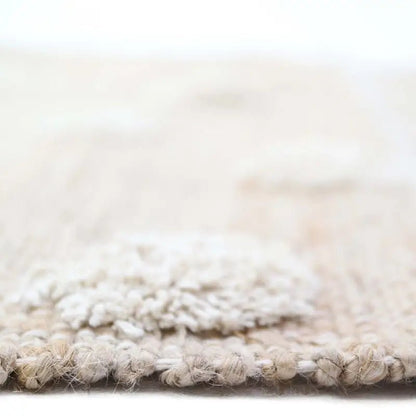 Alfombra de Jute y Algodón de puntos NOP - Sueños de Cigueña