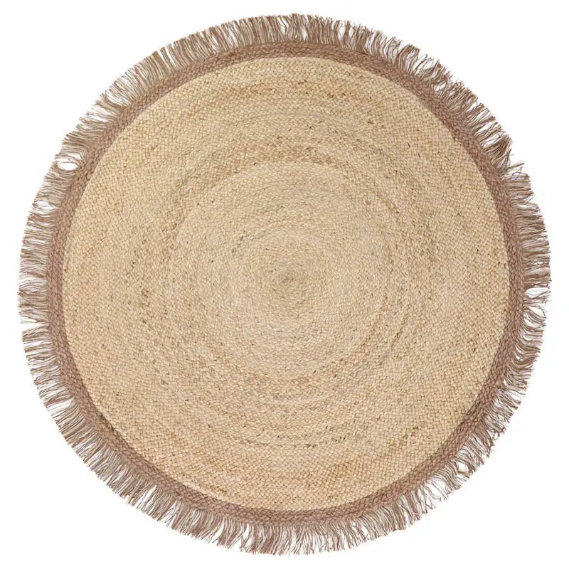 THAR Alfombra Infantil jute con pompones - Sueños de Cigueña