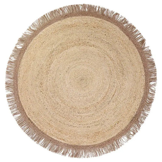 THAR Alfombra Infantil jute con pompones - Sueños de Cigueña