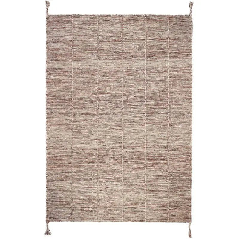 Alfombra de lana LHENA BRUN ROSE S - Sueños de Cigueña 