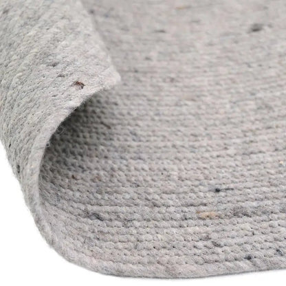 Alfombra de lana redonda NEETHU GRIS M - Sueños de Cigueña 