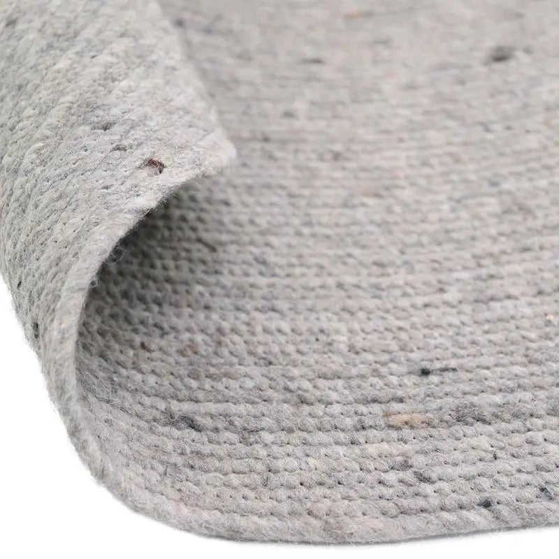 Alfombra de lana redonda NEETHU GRIS L - Sueños de Cigueña 
