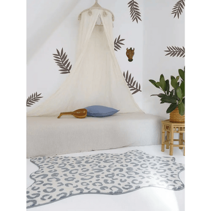 Alfombra infantil BAO SILVER BLUE 100x150 - Sueños de Cigueña 