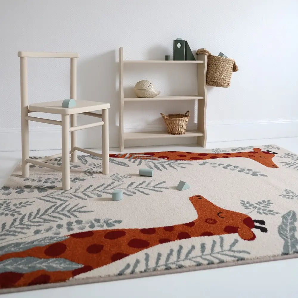 Alfombra infantil de Jirafas NISU M 120x170 - Sueños de Cigueña