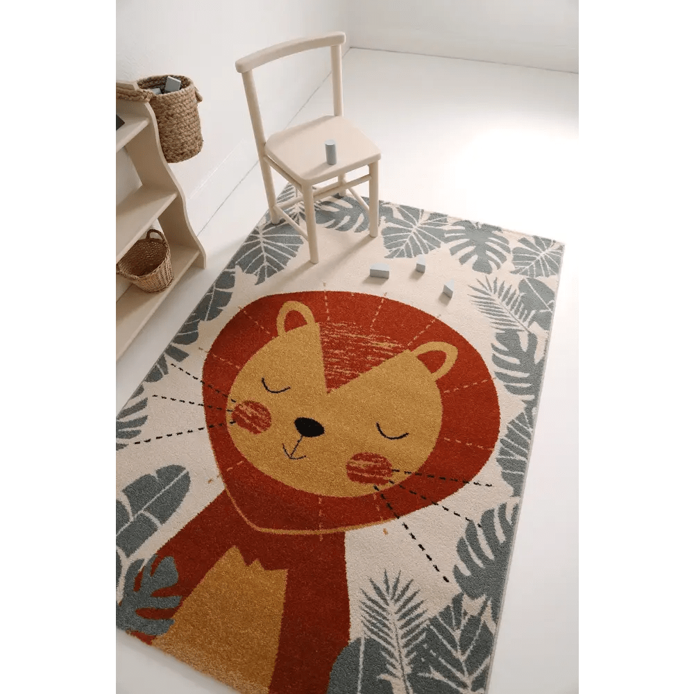 Alfombra infantil Leon ICHIRO M 120x170 - Sueños de Cigueña 