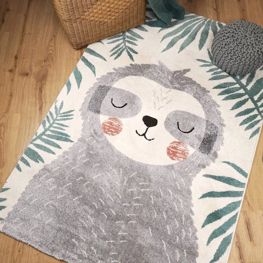 Alfombra infantil Perezoso AKIKO 120x170 - Sueños de Cigueña 