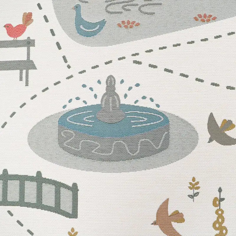 Alfombra infantil interior y exterior BIRD PARADISE 123x180 - Sueños de Cigueña 