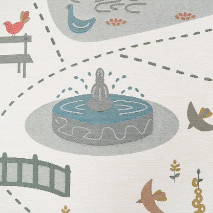 Alfombra infantil interior y exterior BIRD PARADISE 123x180 - Sueños de Cigueña 