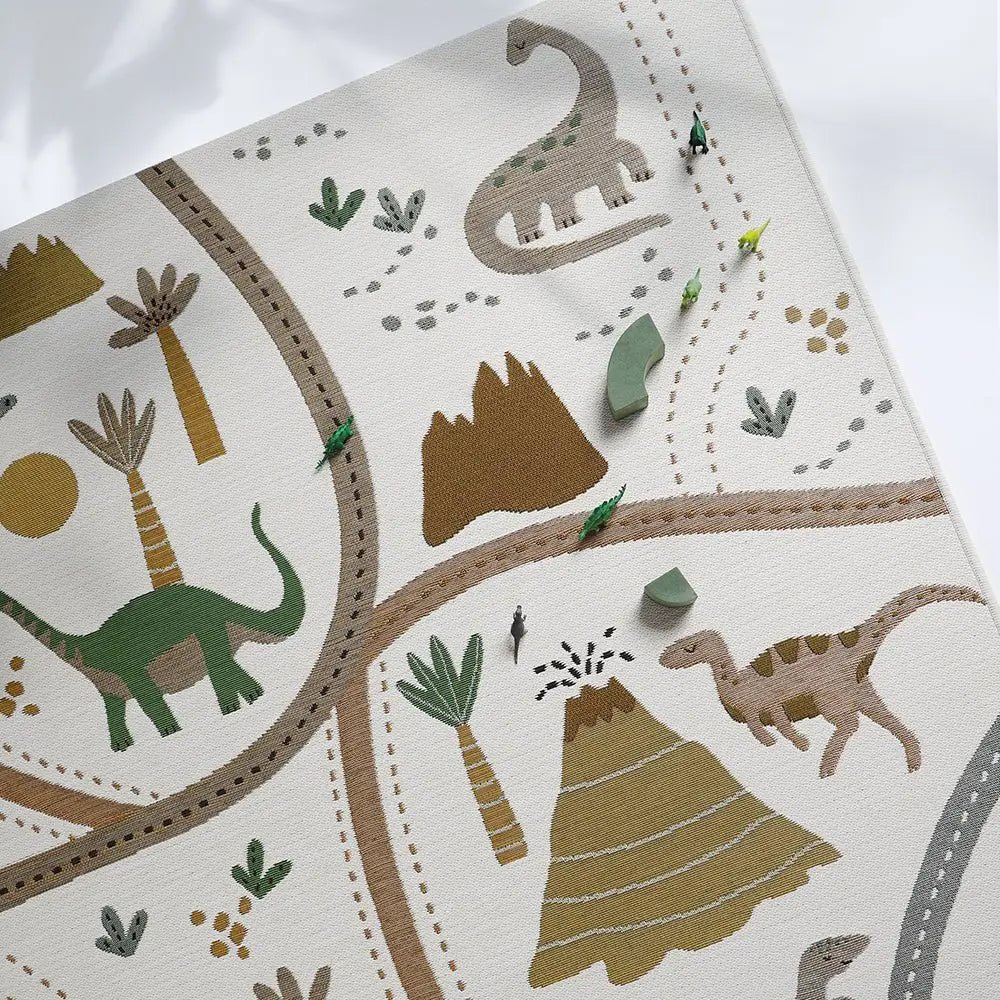 Alfombra infantil interior y exterior LITTLE JURASIC - Sueños de Cigueña 