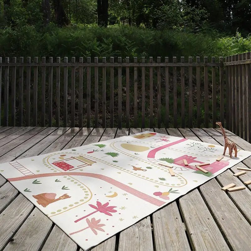 Alfombra infantil interior y exterior LITTLE MARRAKECH 123x180 - Sueños de Cigueña
