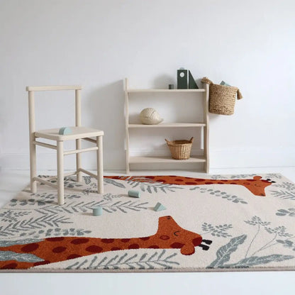 Alfombra infantil de Jirafas NISU L 133x190 - Sueños de Cigueña 