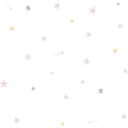 Papel Pintado ESTRELLAS ACUARELA tonos pastel Papel Pintado JUNGLA SDC-UV-003 - Sueños de Cigueña 82 € Papel Pintado