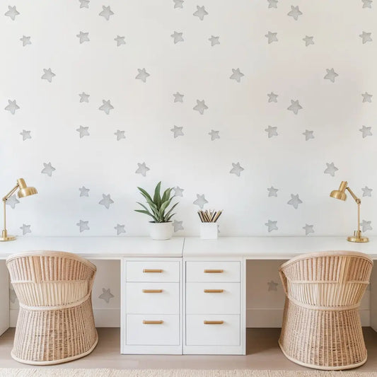 Papel Pintado Infantil Estrellas en acuarela GRIS Papel Pintado Infantil con Jirafas y Globos 77 € Papel Pintado