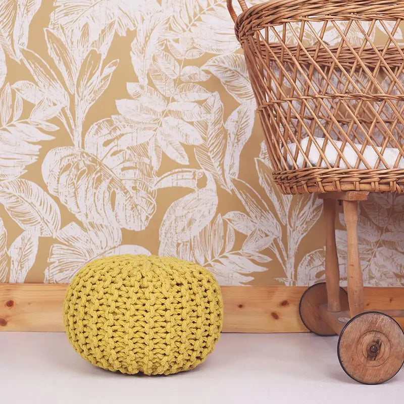 Pouf enfant coton LILI OEUF - Sueños de Cigueña