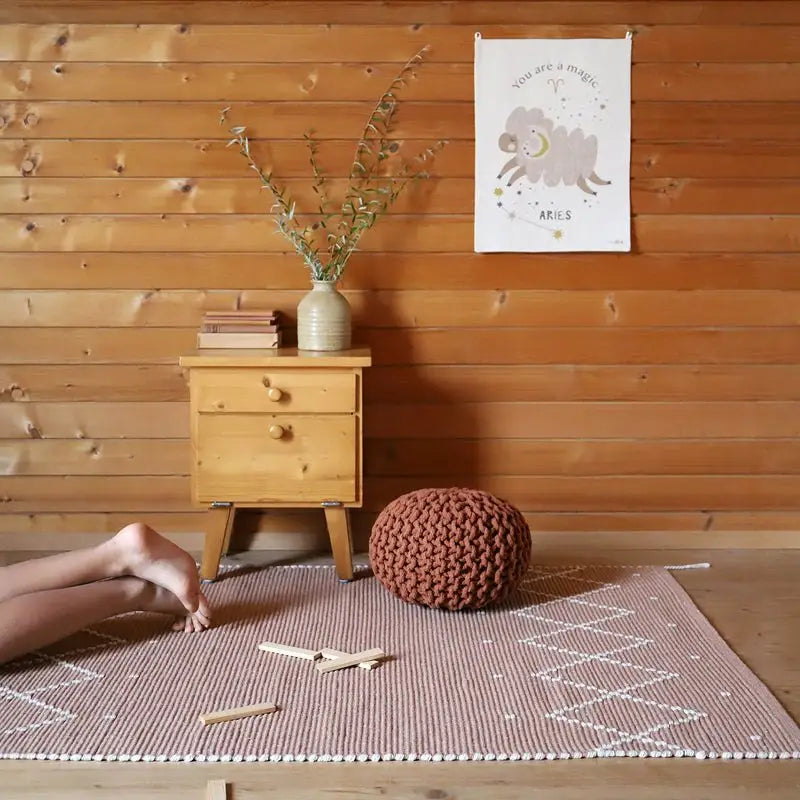 Pouf enfant LILI SIENNA - Sueños de Cigueña