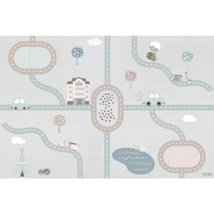 Alfombra Vinilica 120x160 Mod. CITY - Sueños de Cigueña 