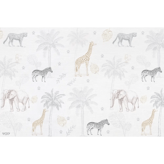 Alfombra Vinilica 120x160 Mod. JUNGLE - Sueños de Cigueña