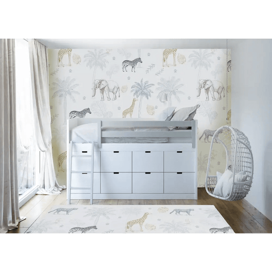 Alfombra Vinilica 120x160 Mod. JUNGLE - SUEÑOS DE CIGUEÑA - Sueños de Cigueña