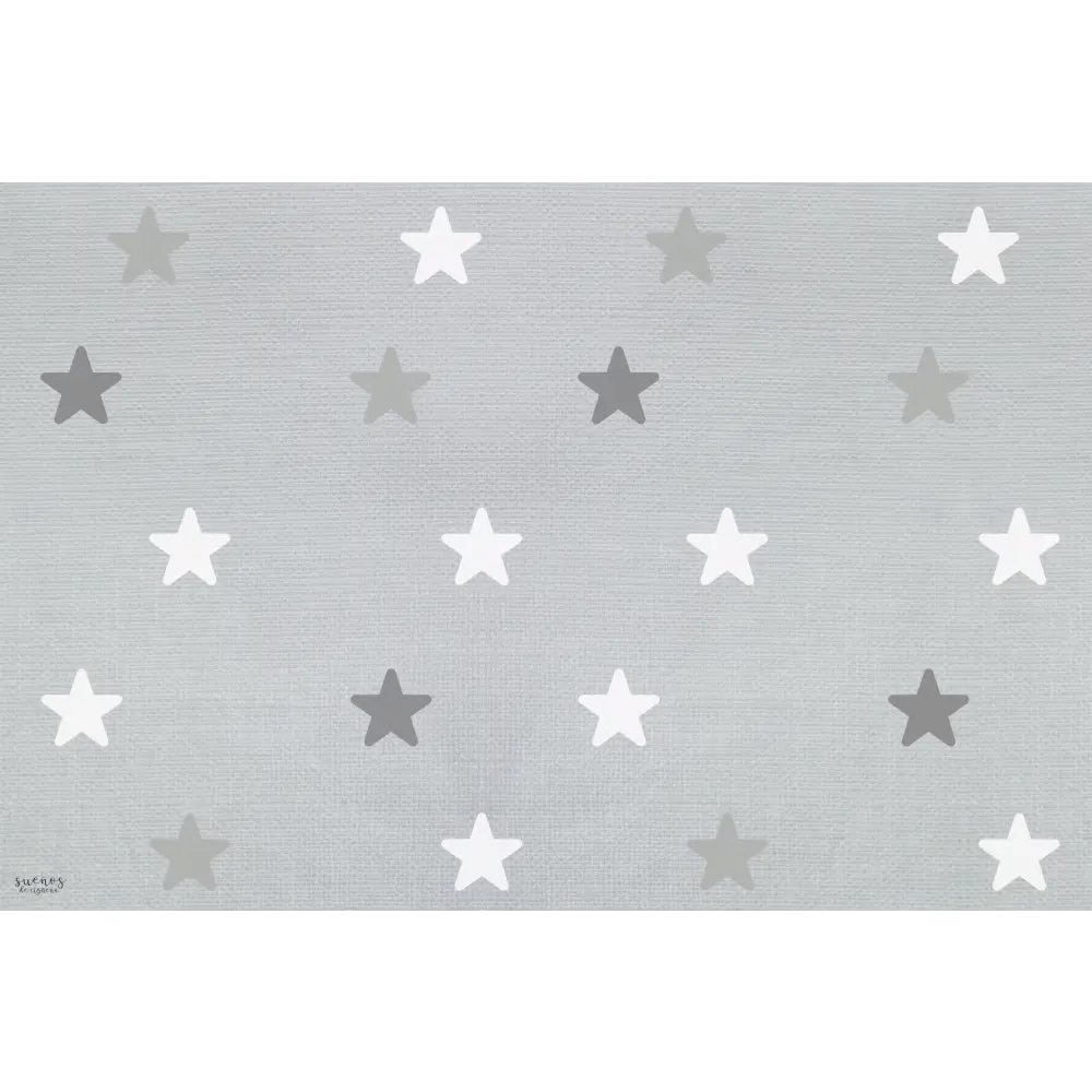 Alfombra Vinilica 120x160 Mod. STARS - Sueños de Cigueña 