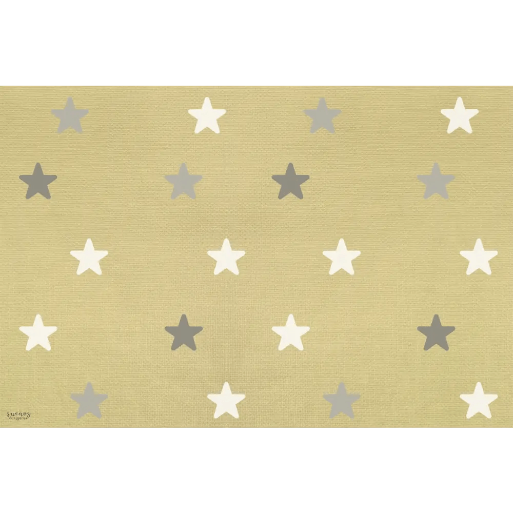 Alfombra Vinilica 120x160 Mod. STARS - Sueños de Cigueña 
